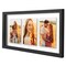 Americanflat Floating Collage Frame - Displays Three Photos with Floating Effect - Shatter Resistant Glass - Hanging Hardware for Horizontal or Verticle Display